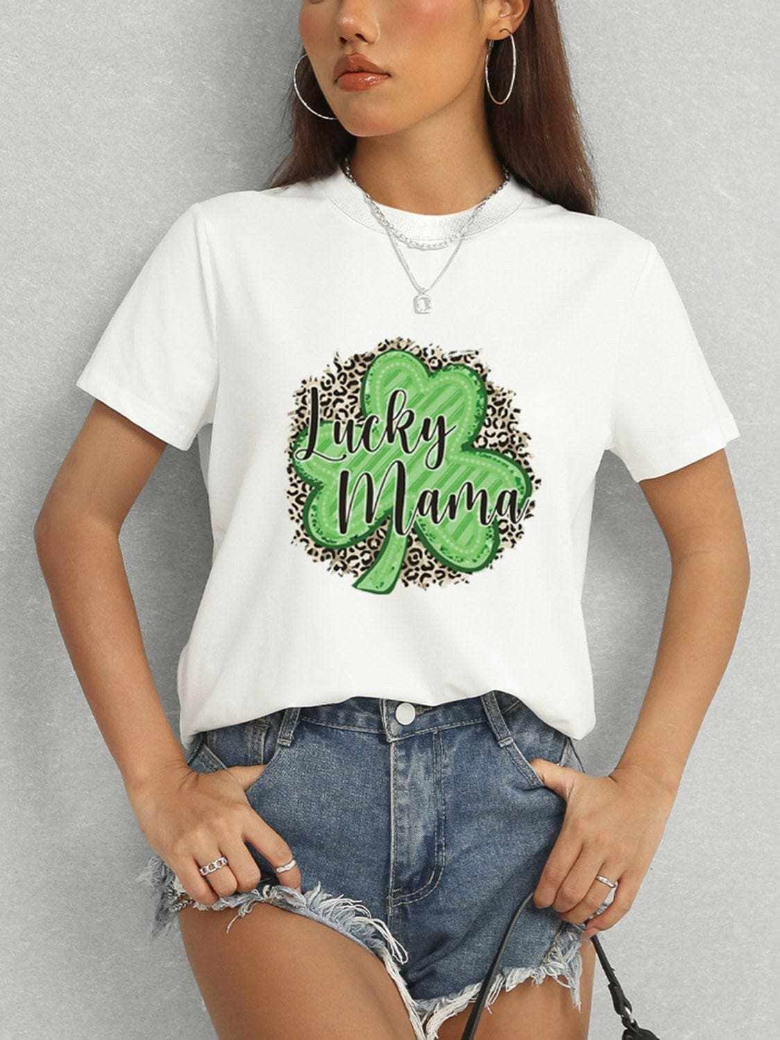 Lucky Mama classic comfort tee