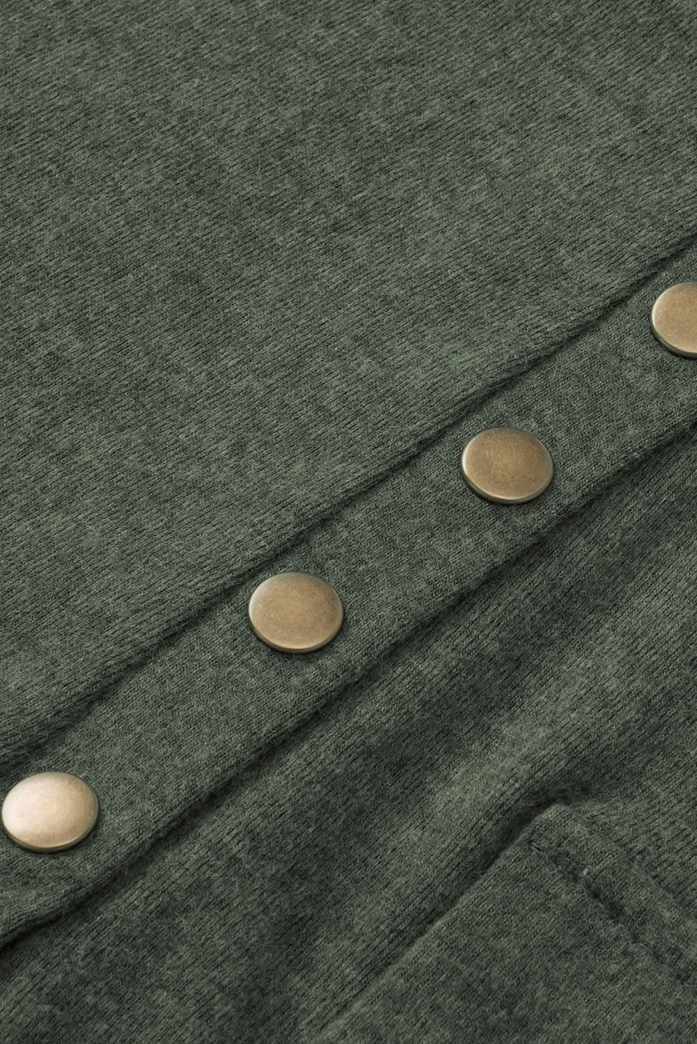 Mist green plus size Henley top - Love Salve