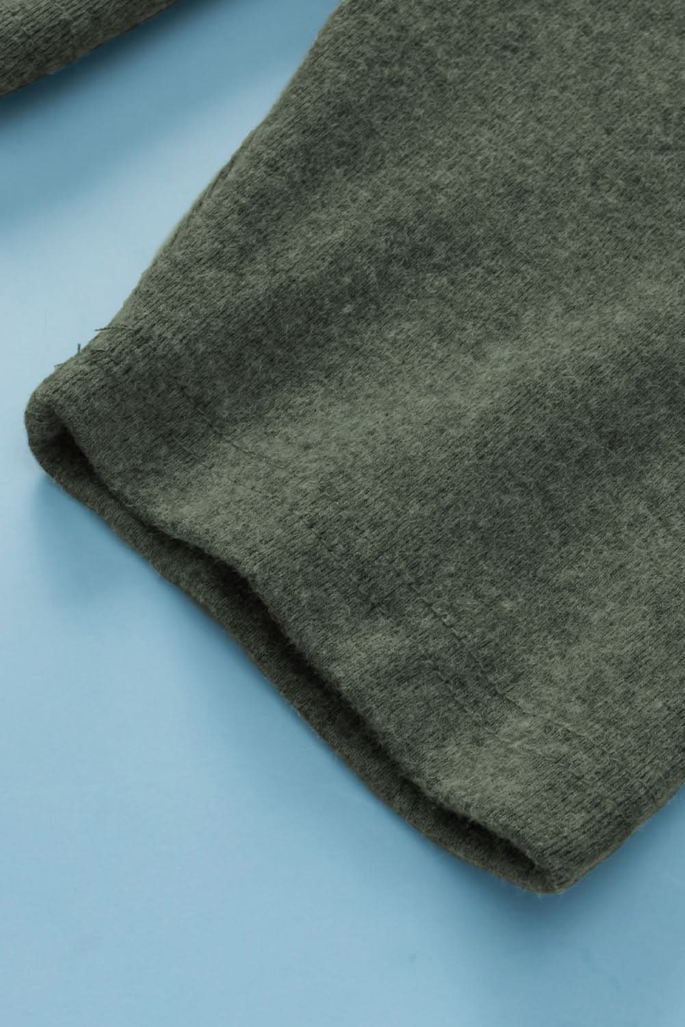 Mist green plus size Henley top - Love Salve