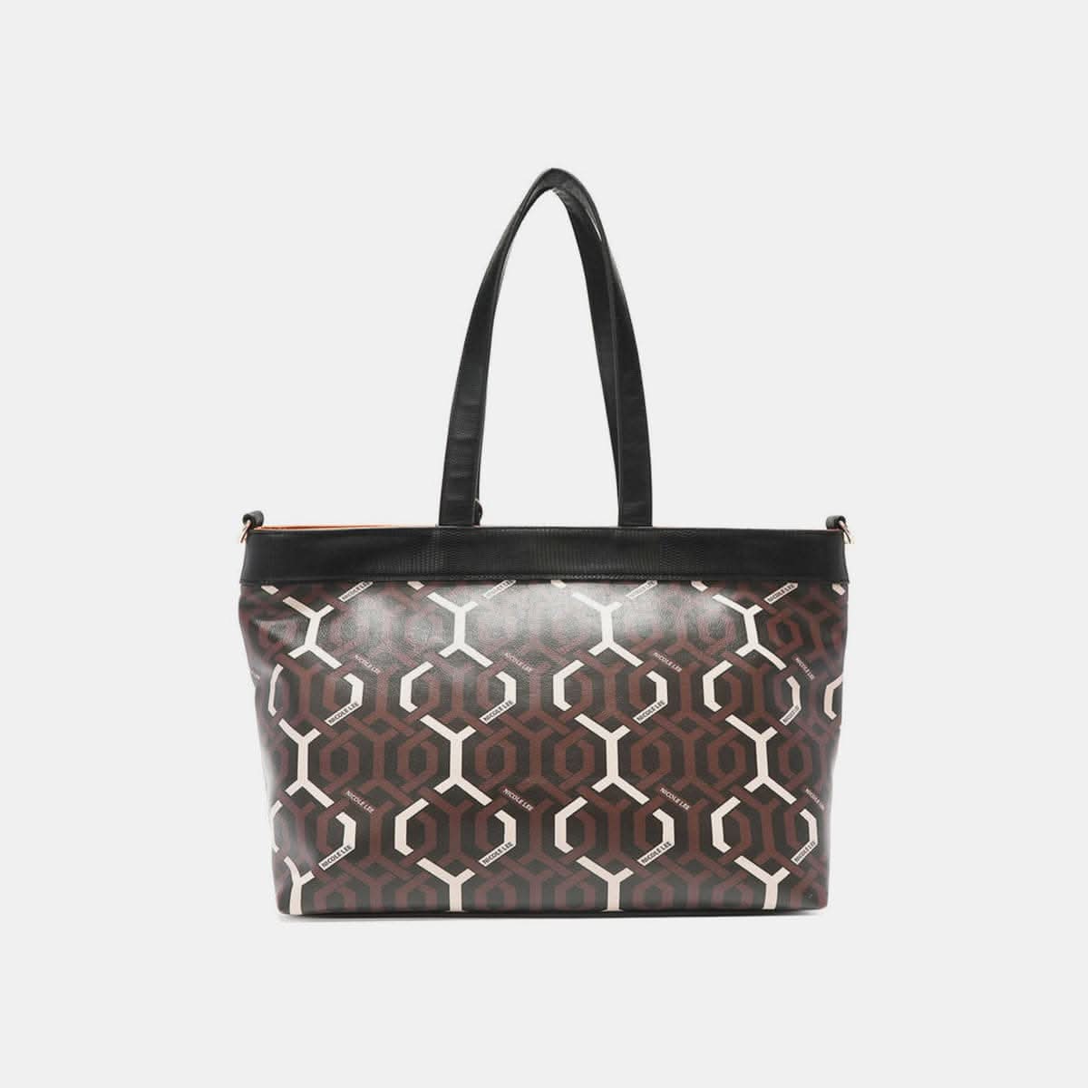 Nicole Lee geometric large tote bag