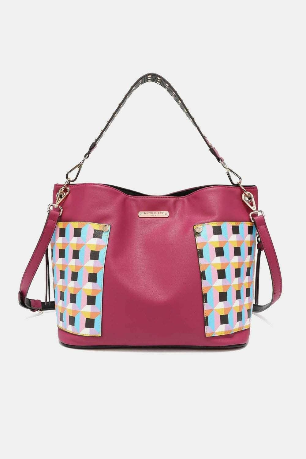 Nicole Lee vegan leather handbag set - Love Salve