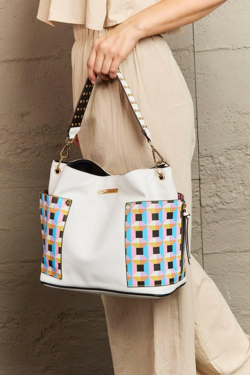 Nicole Lee vegan leather handbag set - Love Salve