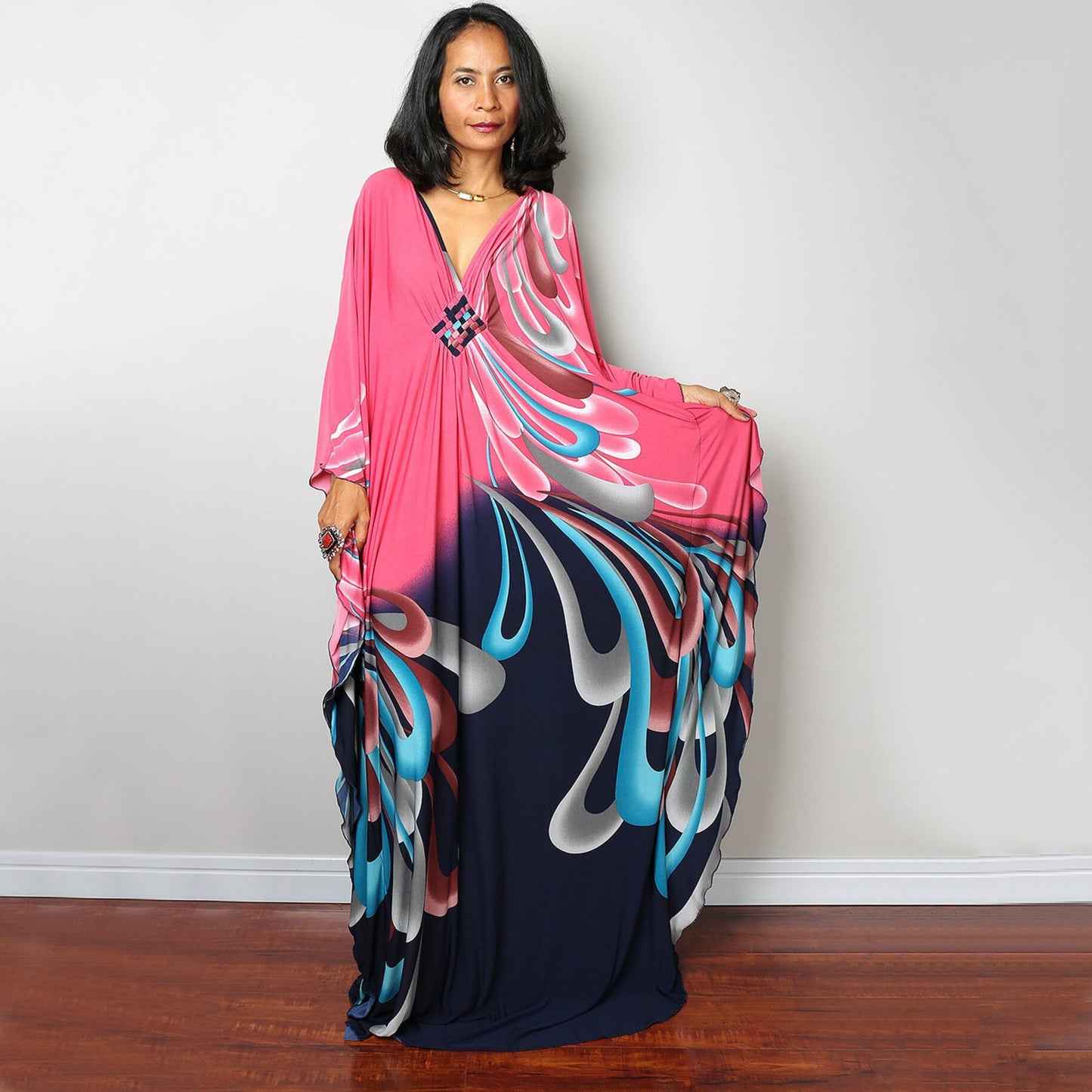 Polyester Printed Loose Weave Robe Vacation Casual Beach Bikini Cover 42 Colors