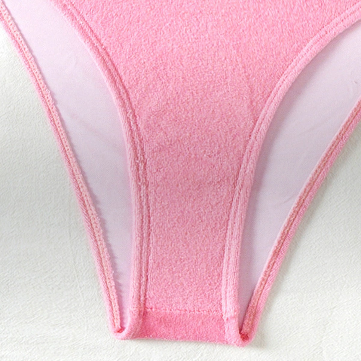 Split Swimsuit Women Hollow Out Cutout Sexy Bikini Triangle Two Piece Set Lace up Solid Color Bella Mia