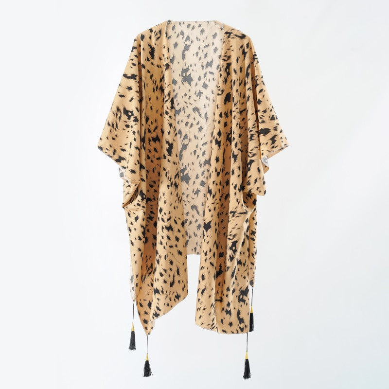 Sunscreen Tassel Blouse Travel Spring Summer Shawl