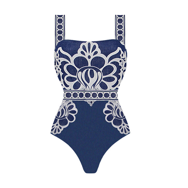 Slimming Printed One Piece Swimsuit Women Bella Mia