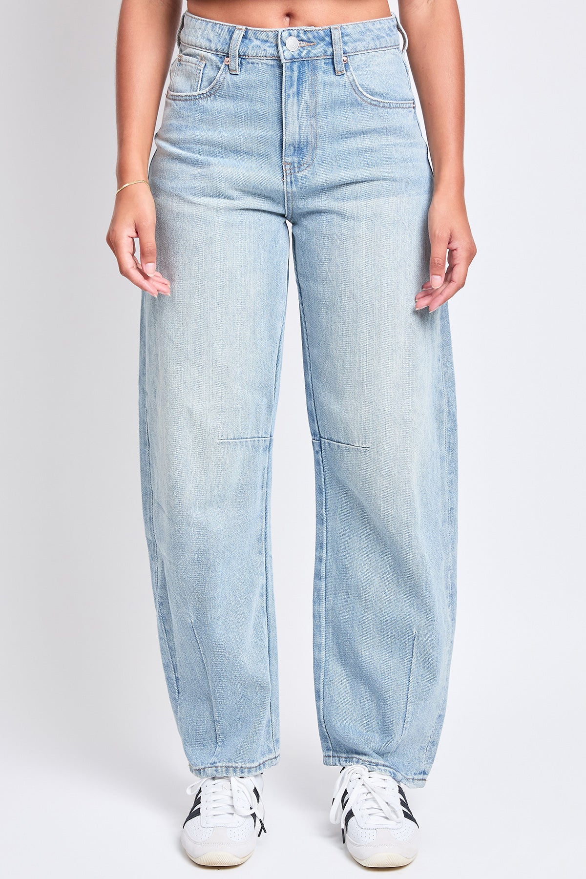 Women's Rigid Detailed Barrel Jeans