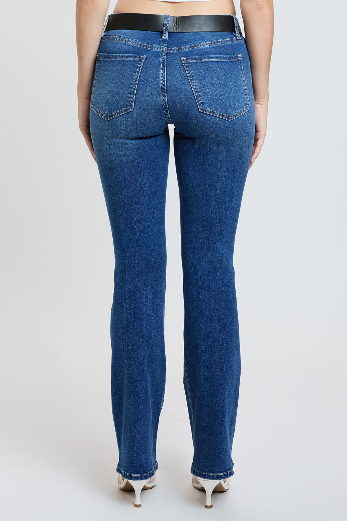 YMI JEANS: Mid-Rise Bootcut Jeans