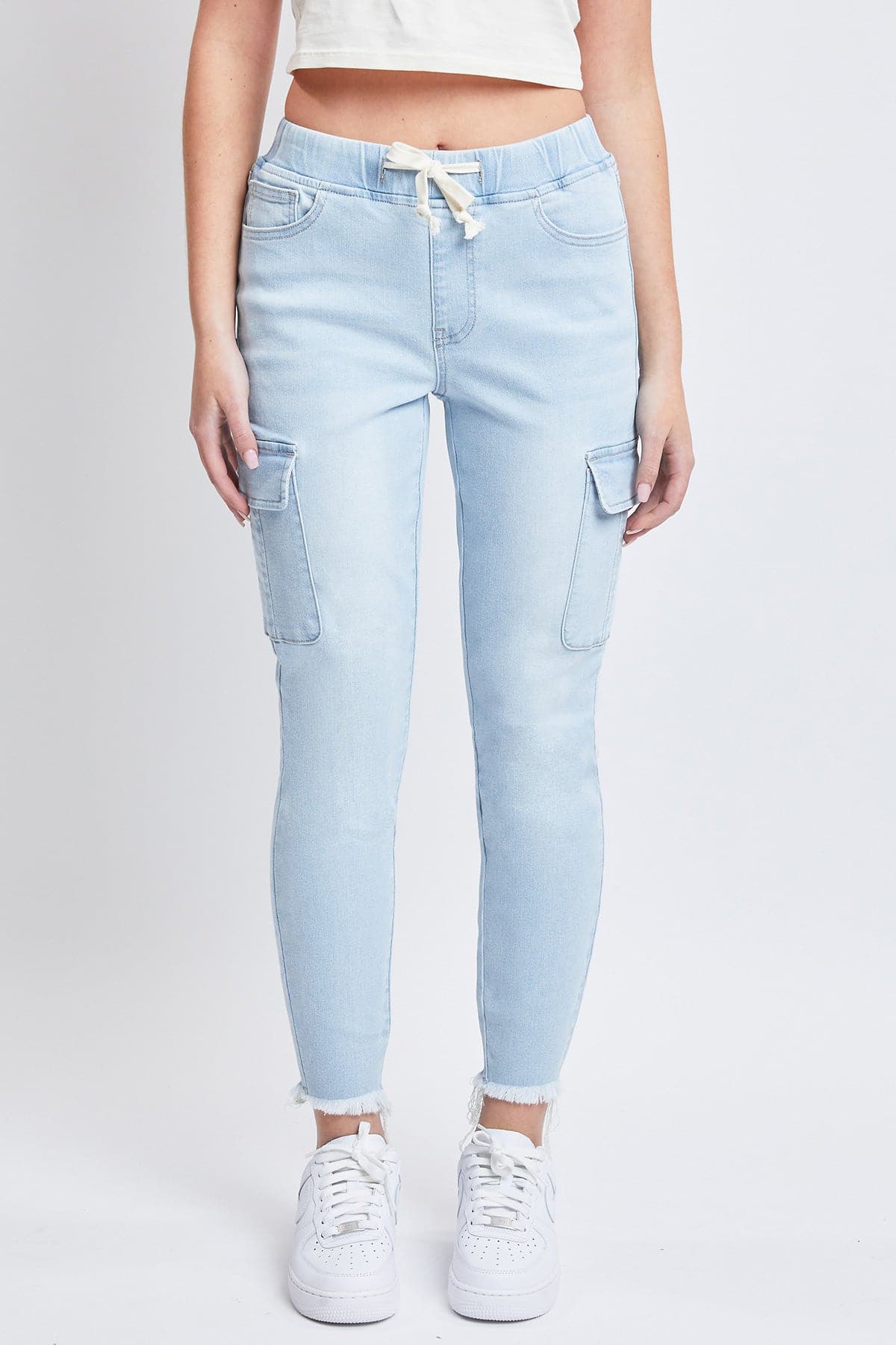 Women's Skinny Cargo Jeans - Love Salve