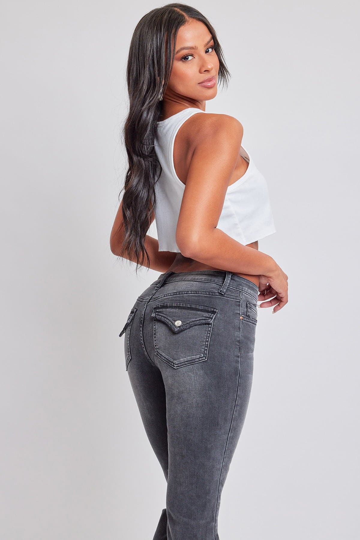 YMI Jeans: Bootcut Jeans, Flap Pockets