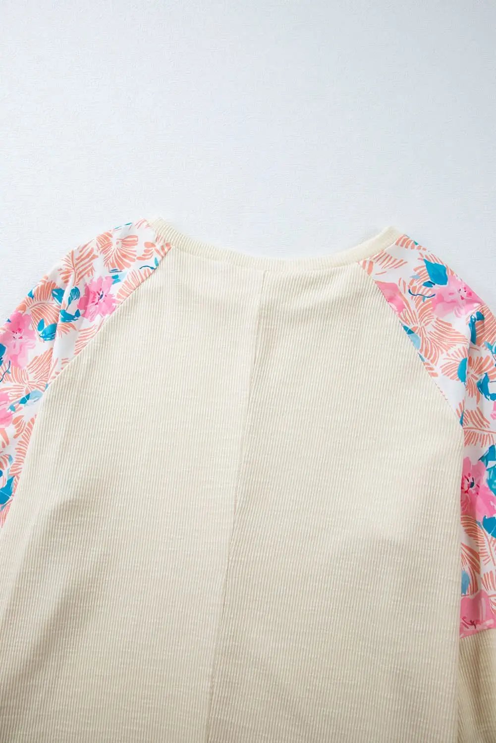 Plus-size apricot floral top - Love Salve