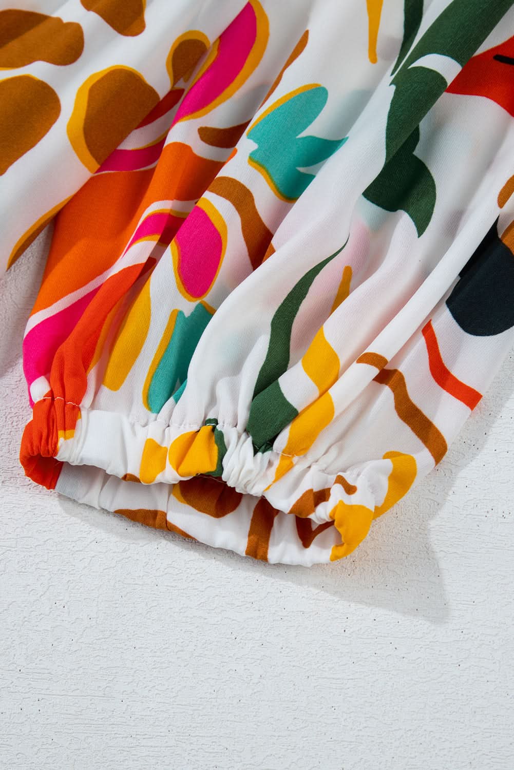 Plus size orange floral dress - Love Salve