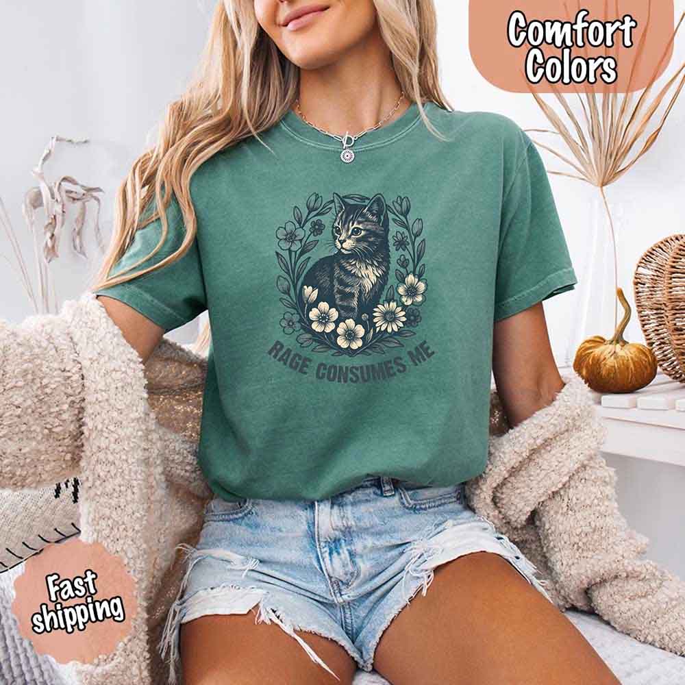 Rage Consumes Me Comfort Colors Shirt – Funny Meme Tee