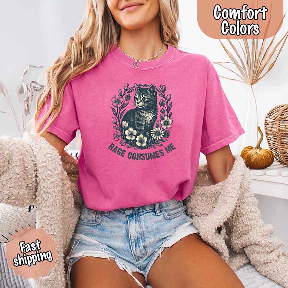 Rage Consumes Me Comfort Colors Shirt – Funny Meme Tee