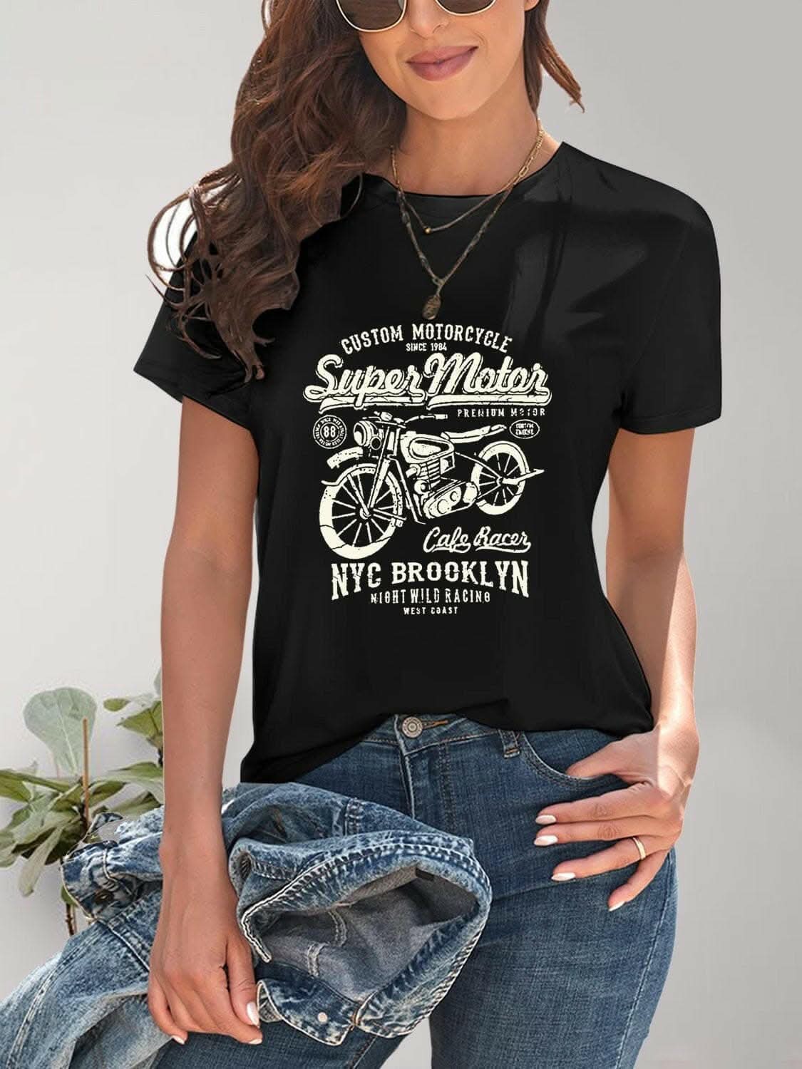 Rev up with motorcycle tee