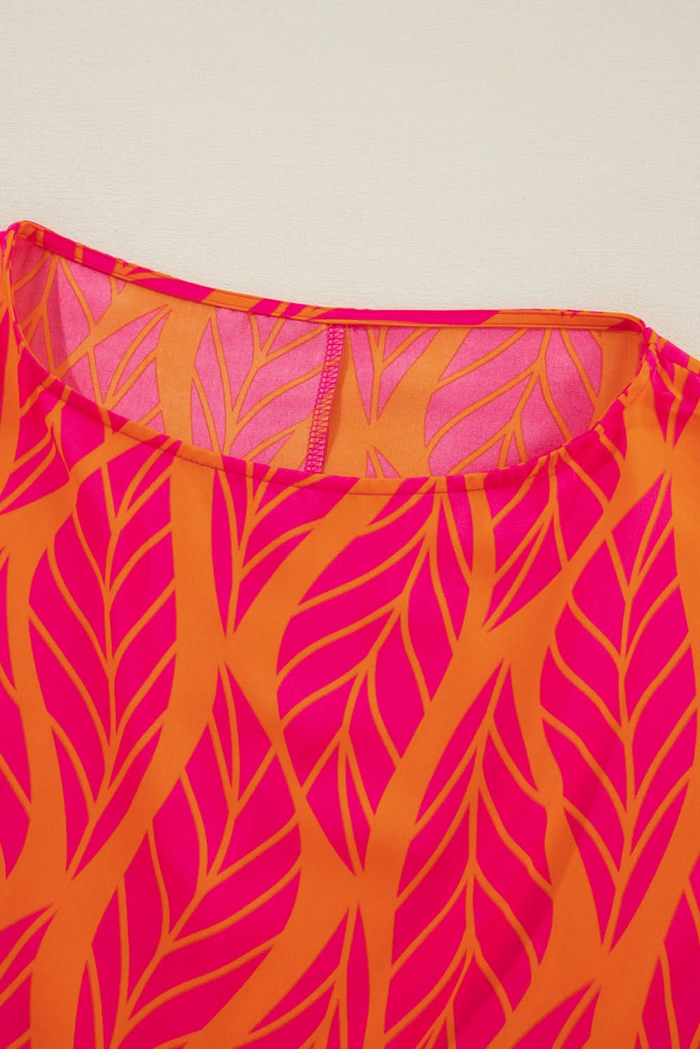 Rose leafy plus size blouse - Love Salve