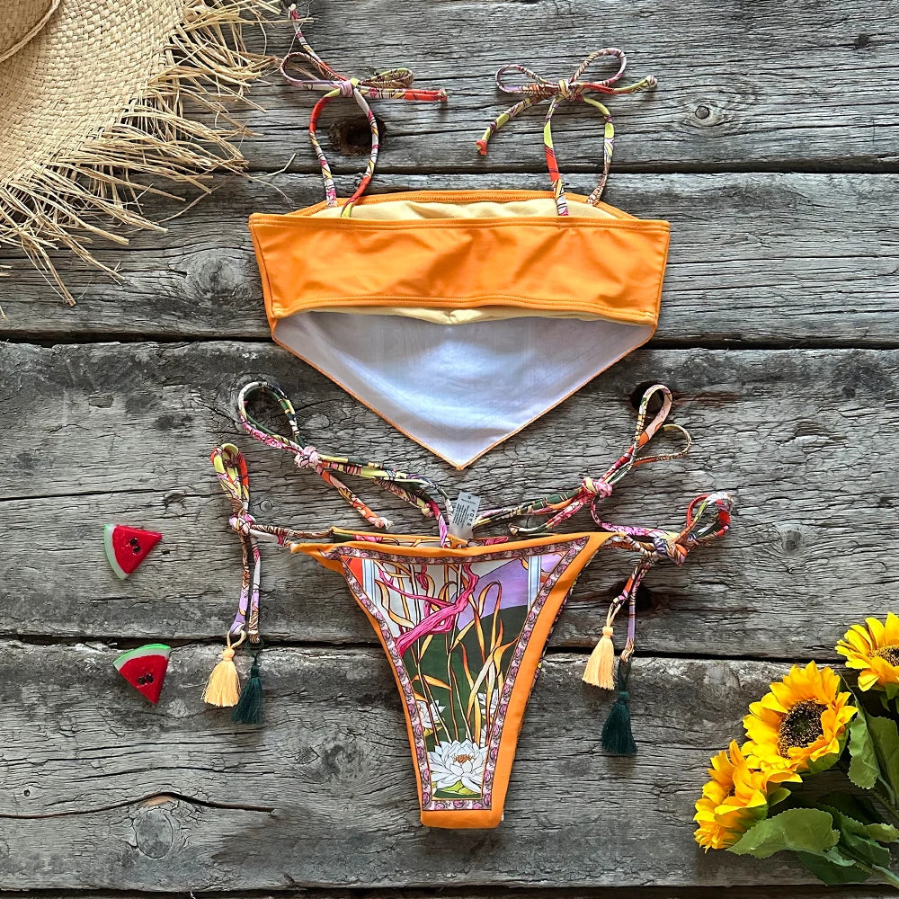 Gemma Two Piece Swimsuit for Stylish Beach Looks - Love Salve