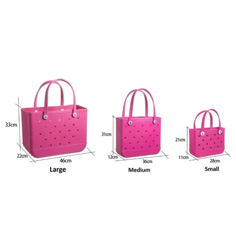 EVA Rubber Waterproof Fashion Beach Bags for Stylish Outings - Love Salve