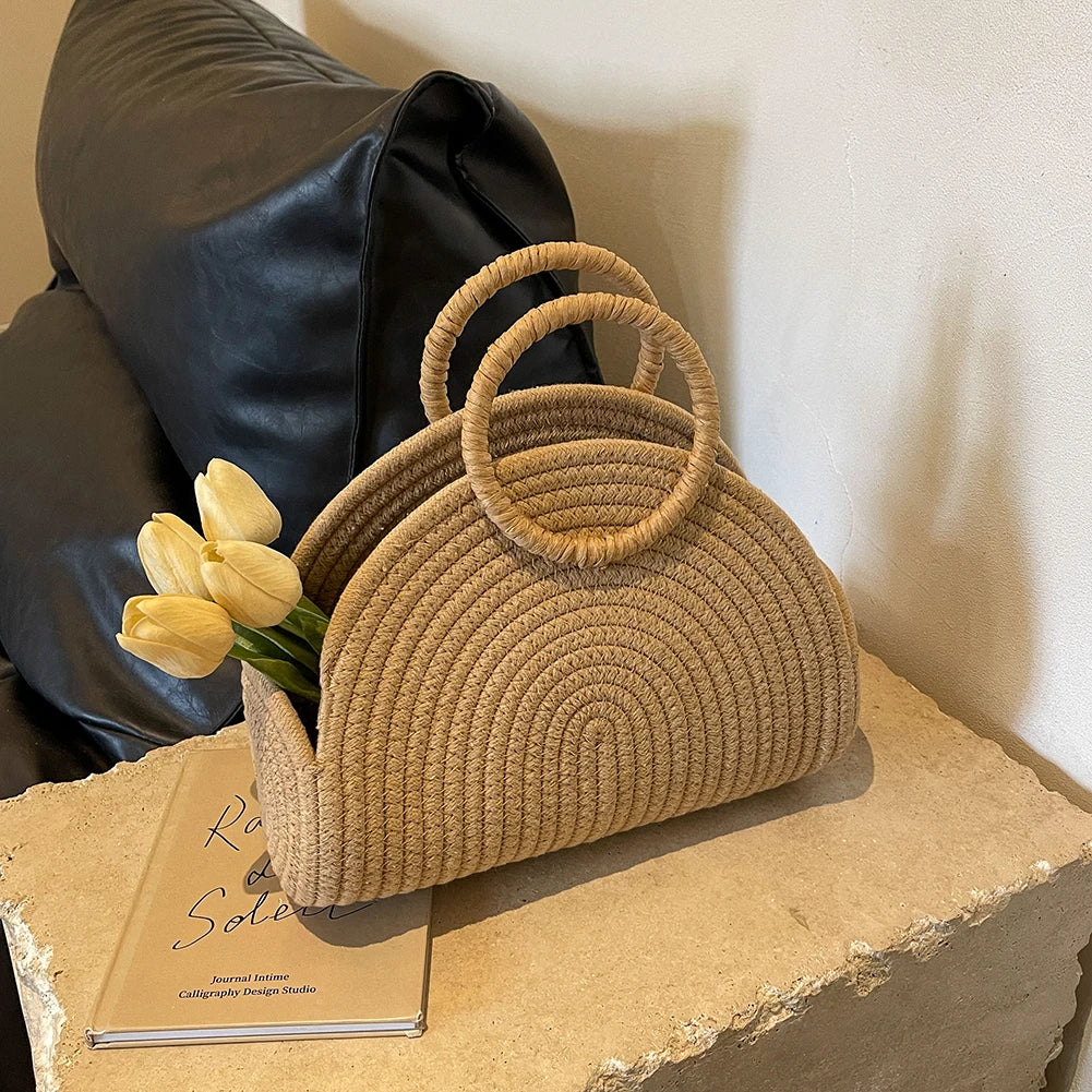 Handwoven Clutch Purse for Stylish Beach Days - Love Salve