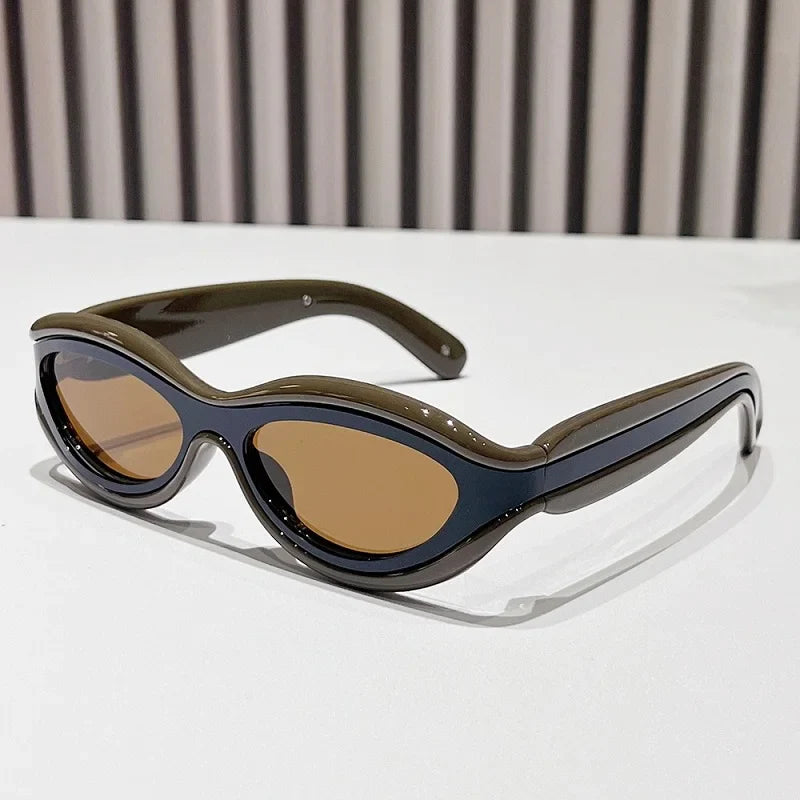 New Fashion Oval Cat Eye Sunglasses for Stylish Women - Love Salve