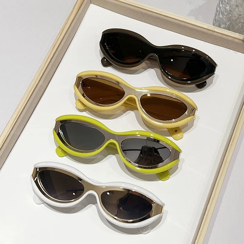 New Fashion Oval Cat Eye Sunglasses for Stylish Women - Love Salve