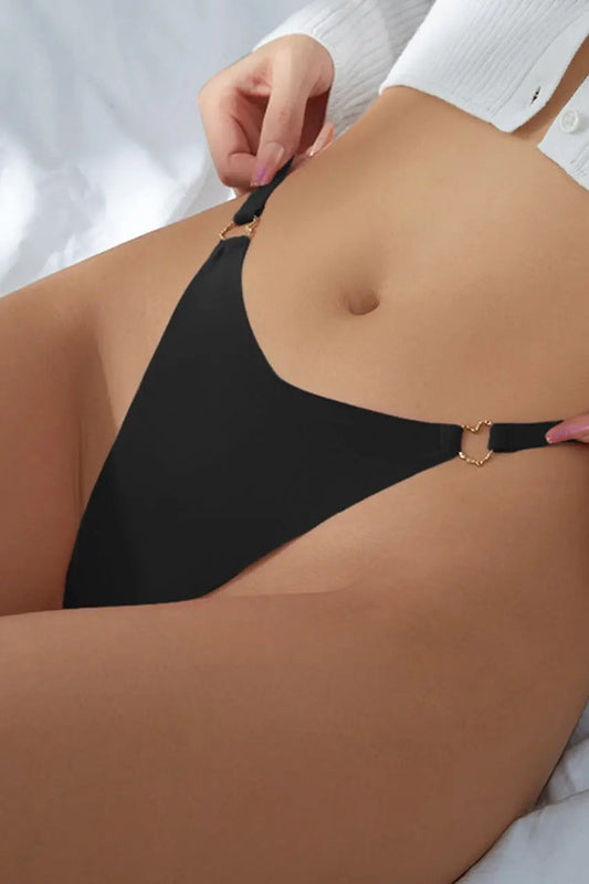 Seamless Heart Charm Thong - Love Salve