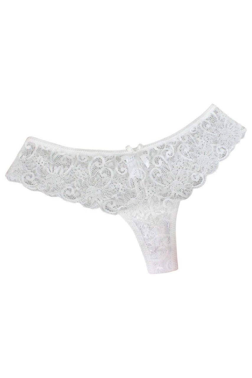 3wishes.com Apparel & Accessories > Lingerie - Lace Thong Panty - Premium Quality