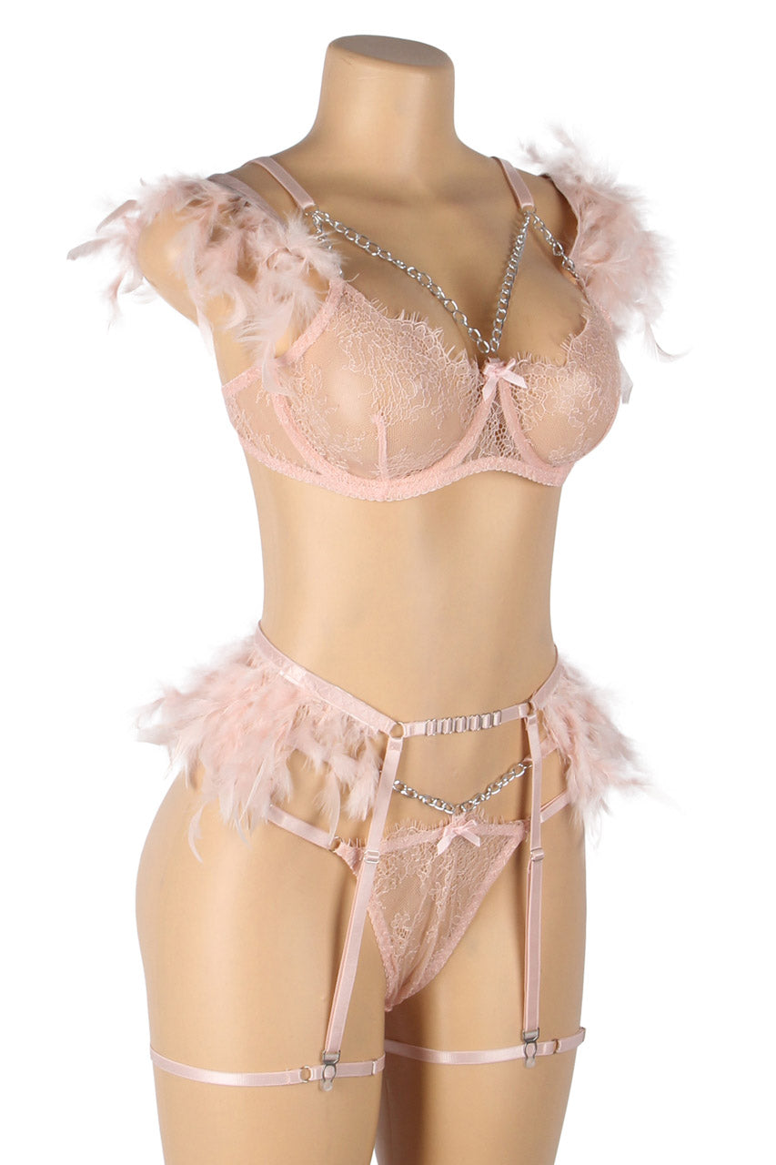 3wishes Comfort Lace Bra Set - Stylish & Flattering