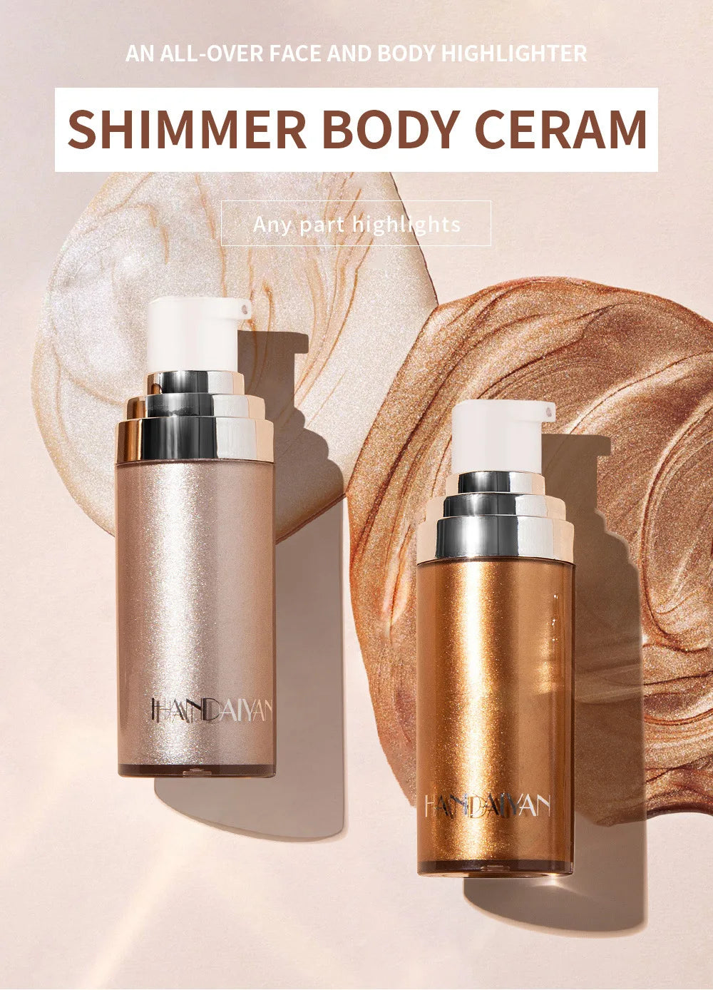 Liquid Highlighter Body Shimmer for Radiant Skin Shine - Love Salve