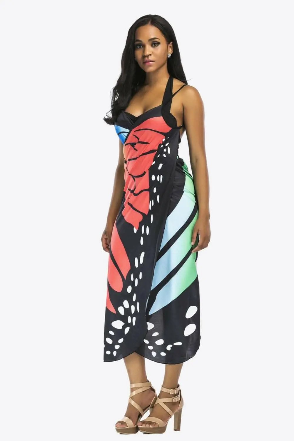 Sheer butterfly cover-up dress - Love Salve