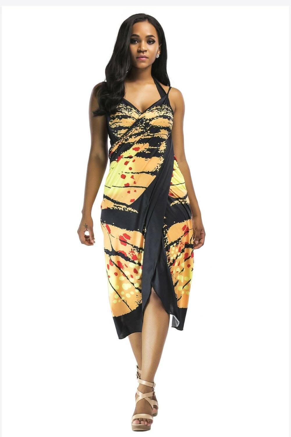 Sheer butterfly cover-up dress - Love Salve