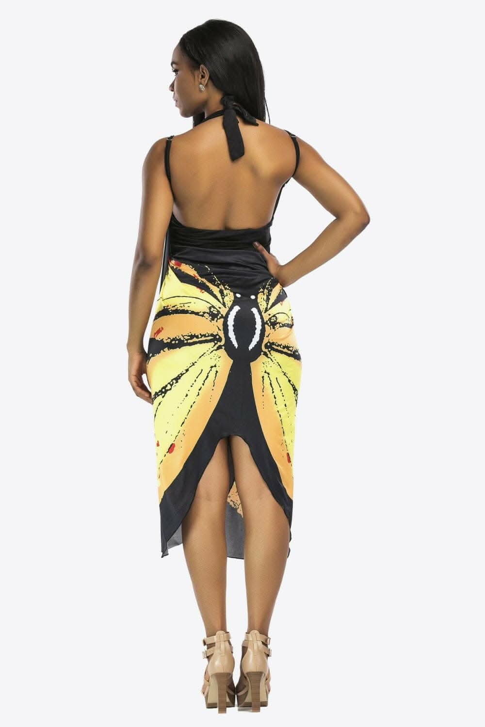 Sheer butterfly cover-up dress - Love Salve