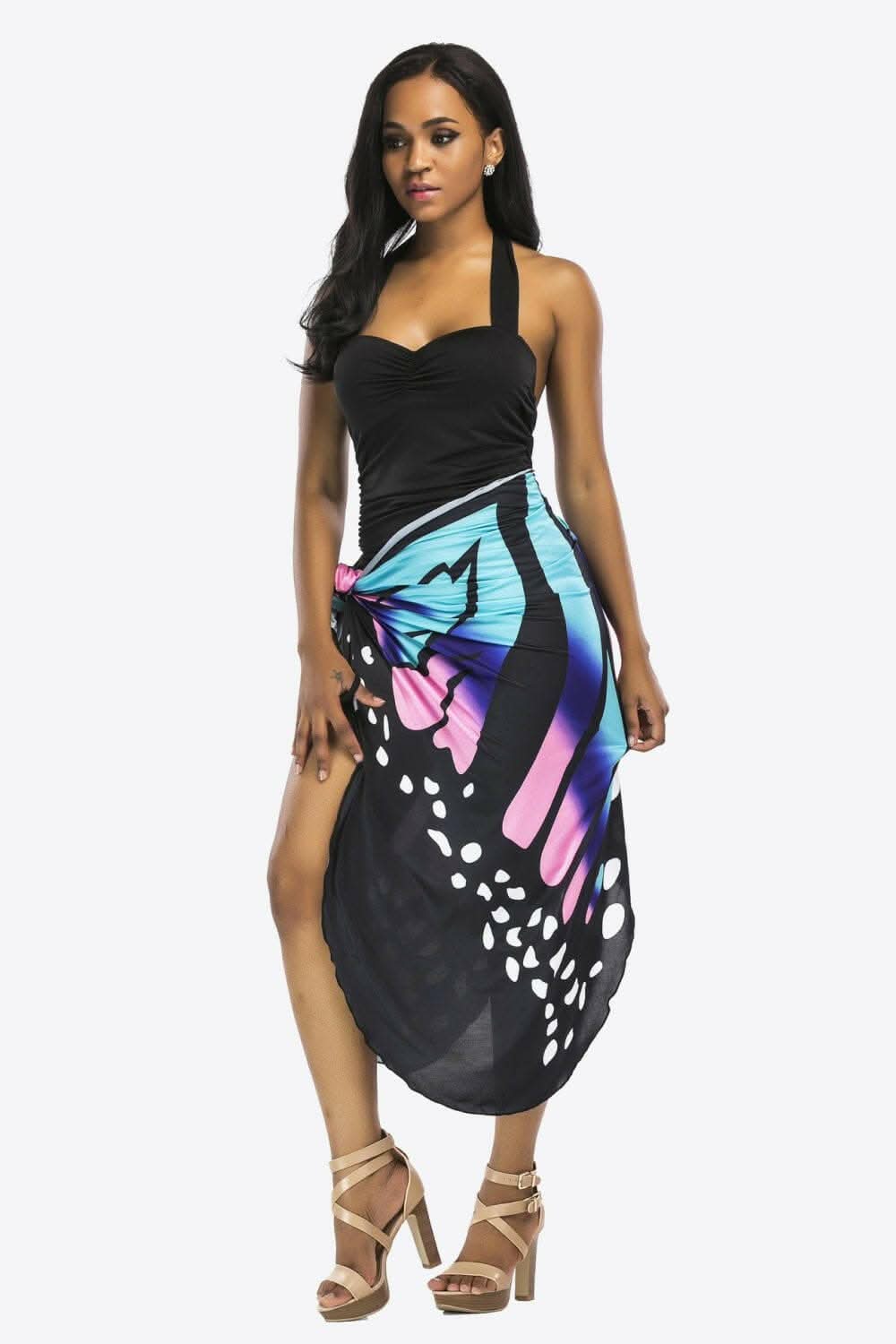 Sheer butterfly cover-up dress - Love Salve