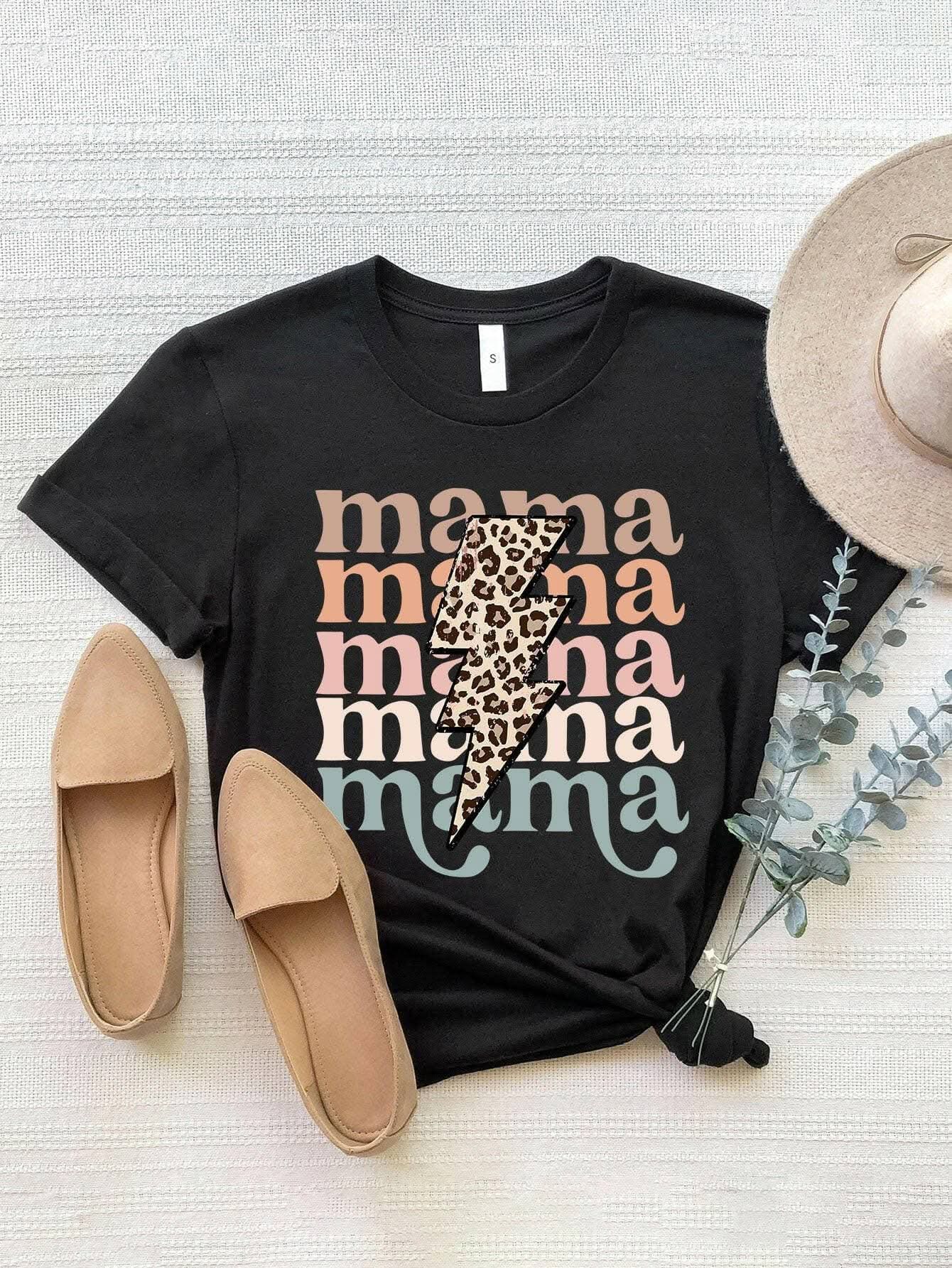 Sheer stretch t-shirt in polyester