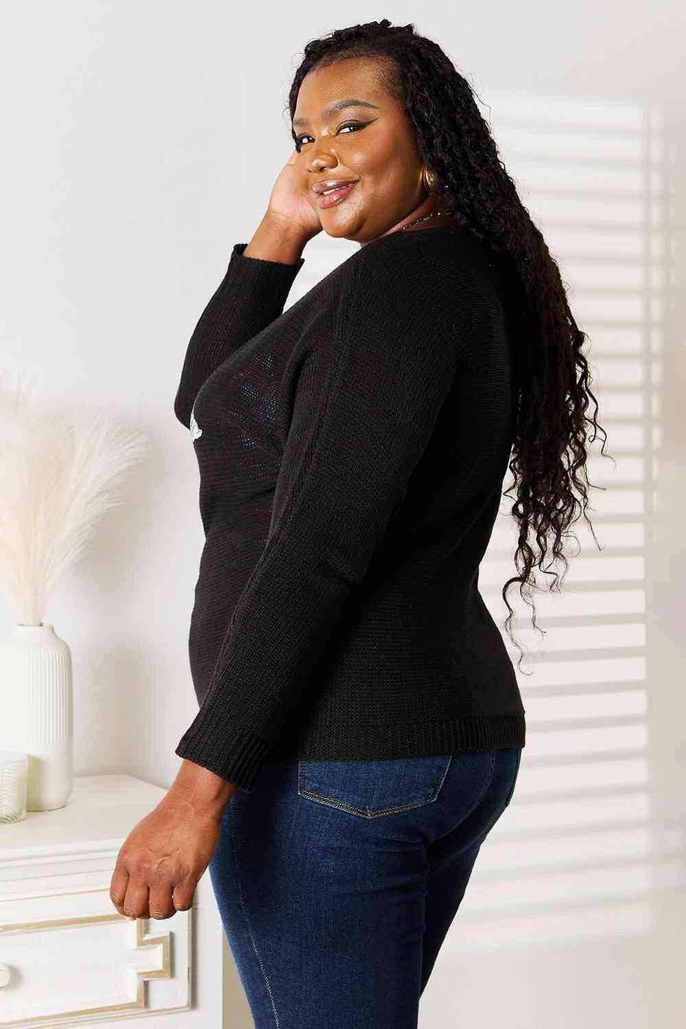 Shimmering sequin dolman sweater - Love Salve