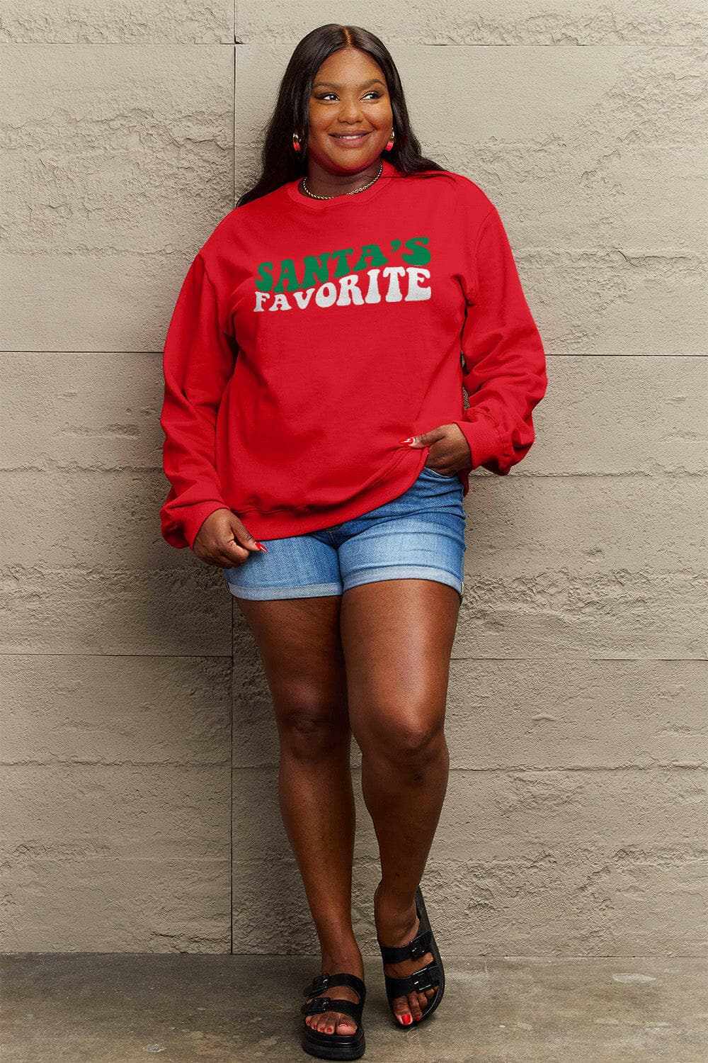 Simply Love Santa Sweatshirt - Love Salve