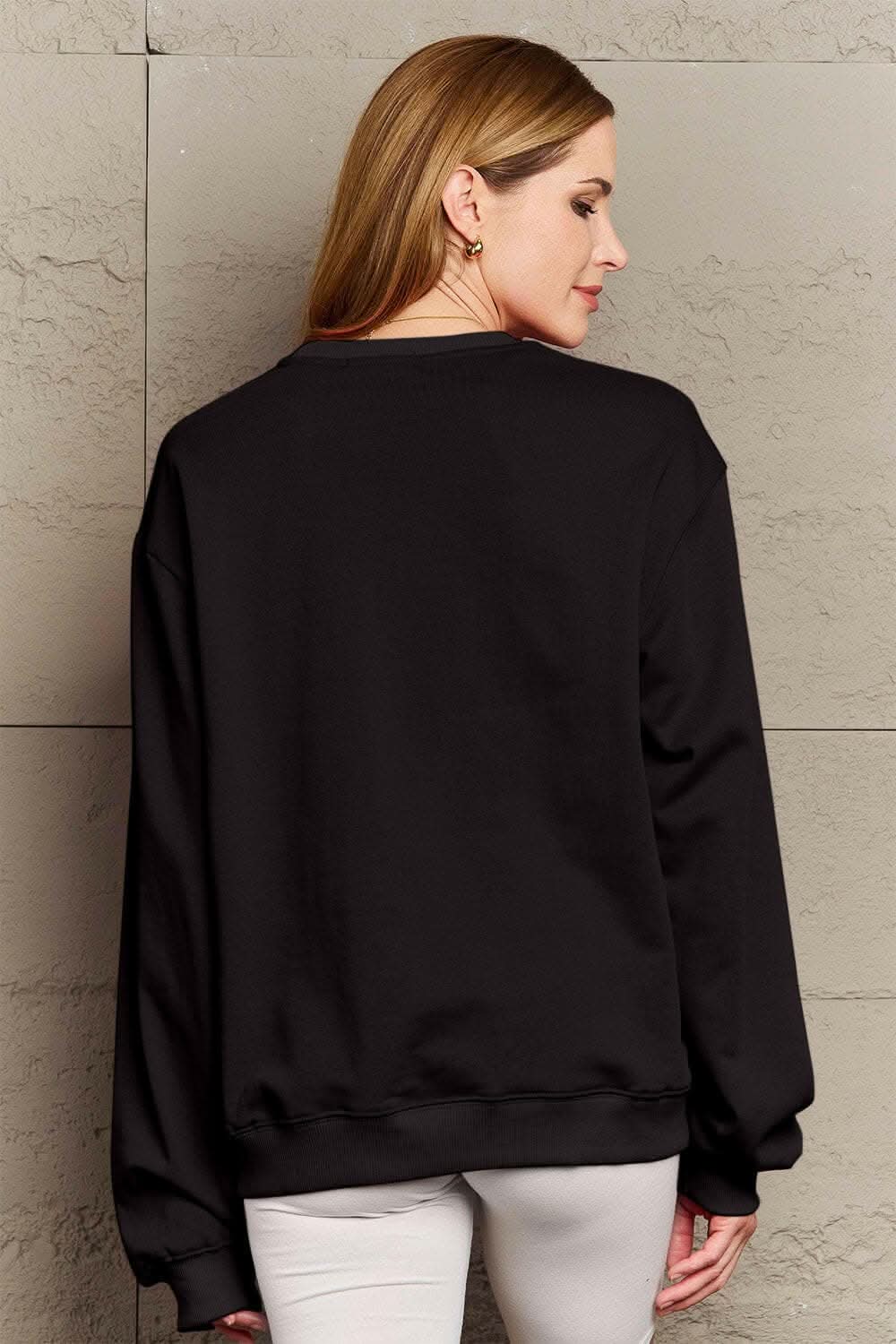Simply Love cozy round neck sweatshirt - Love Salve