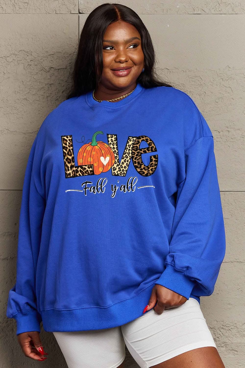 Simply Love fall graphic sweatshirt