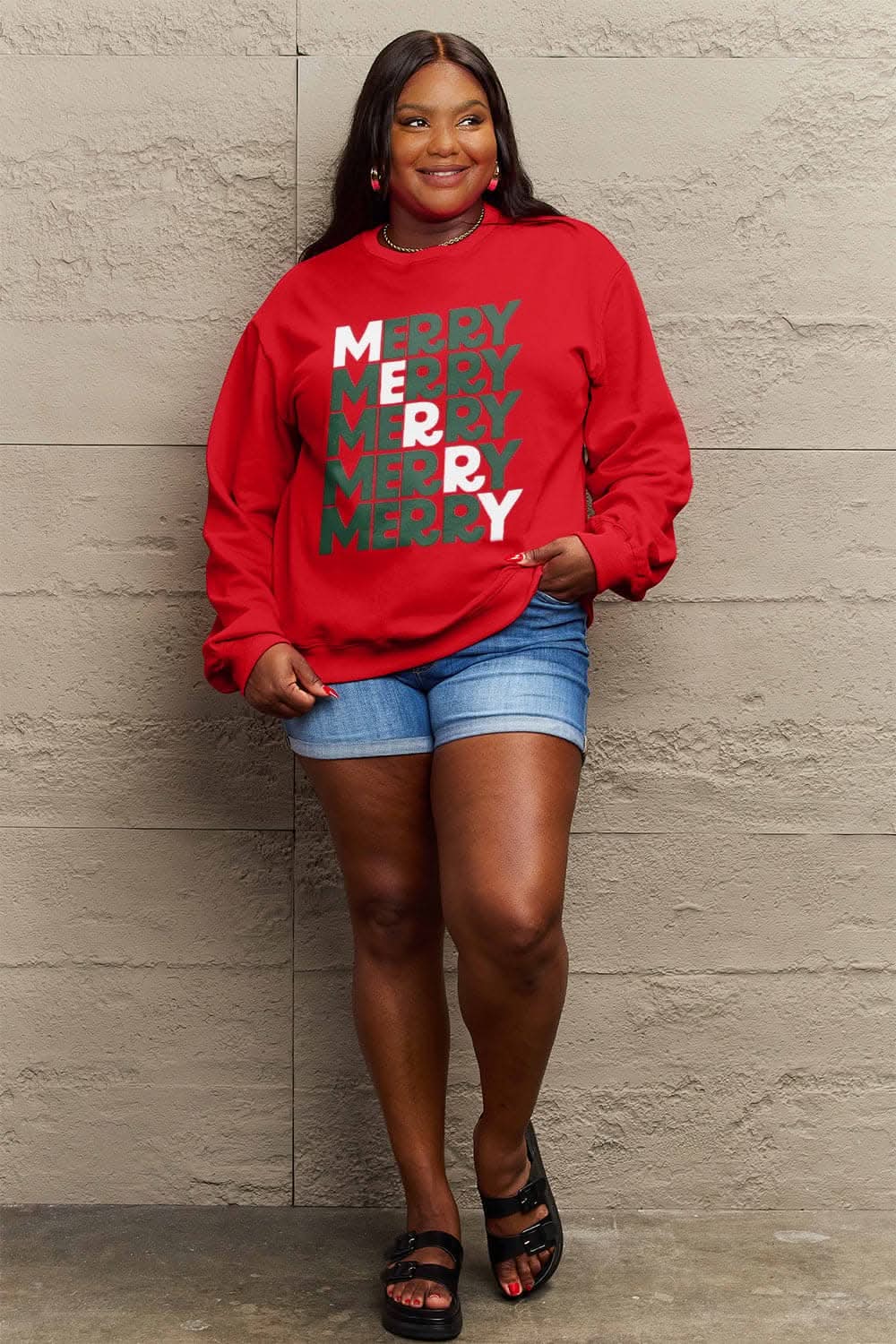 Simply Love merry sweatshirt - Love Salve