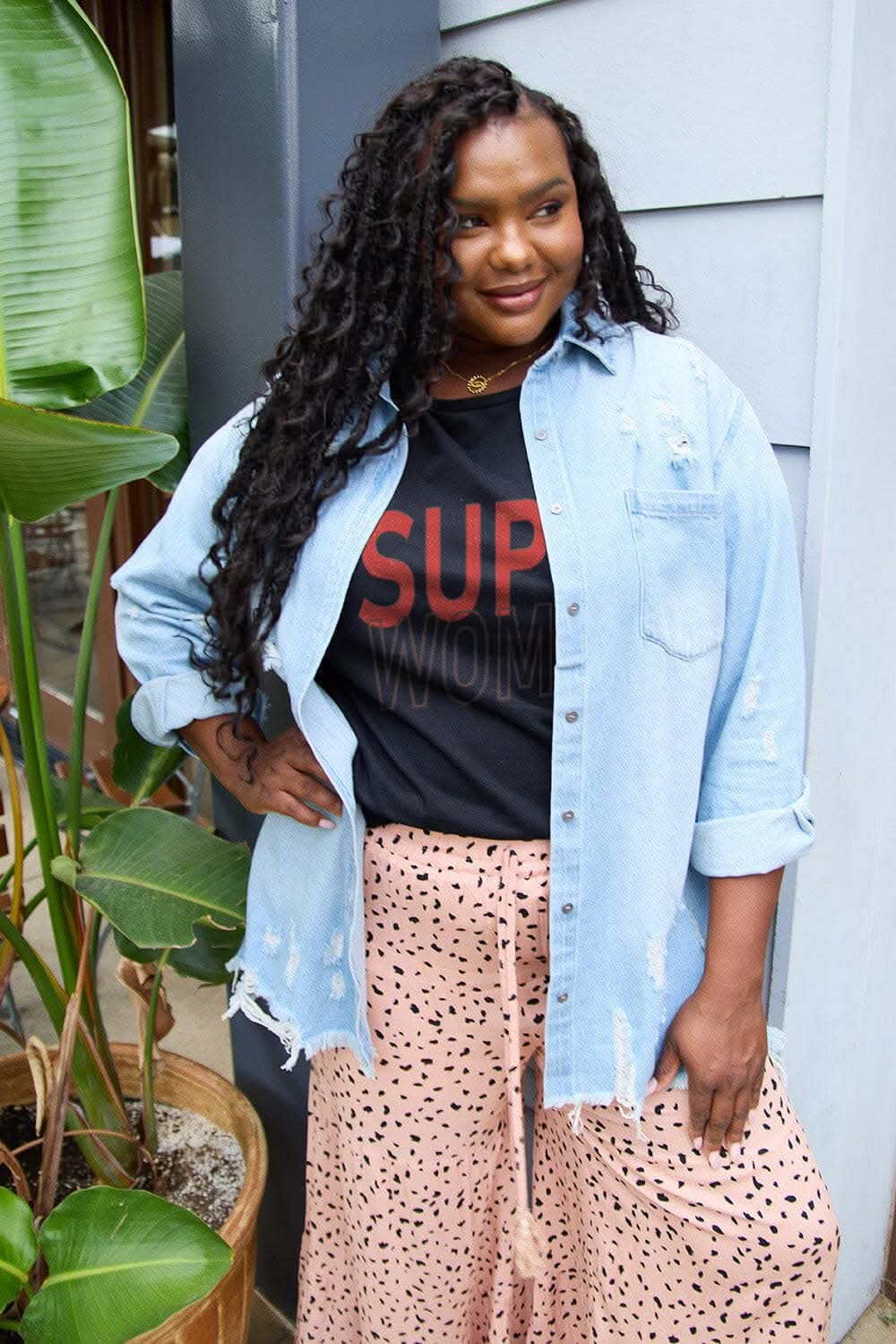 Simply Love superwoman tee - Love Salve
