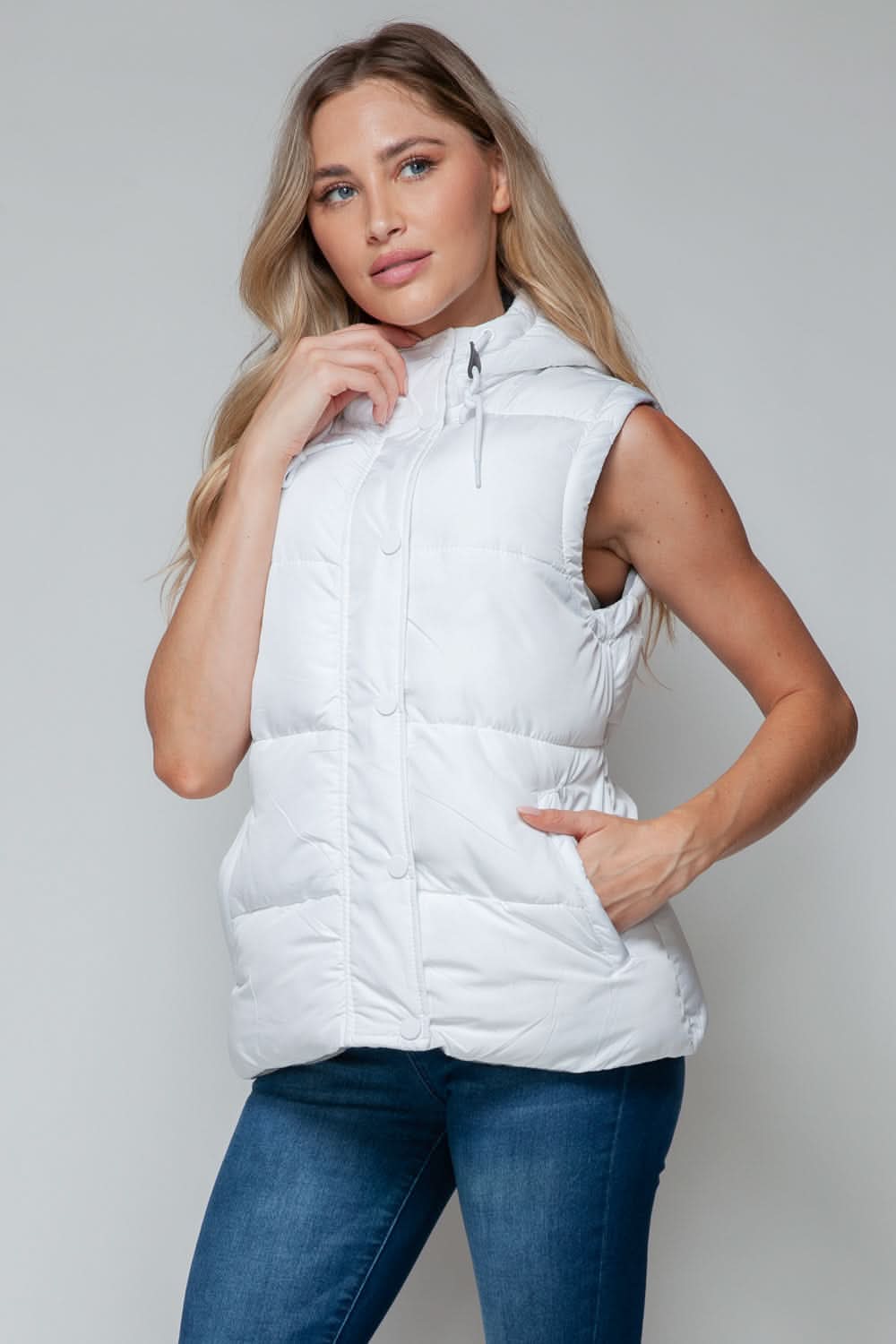 Snobbish hooded vest with pockets - Love Salve