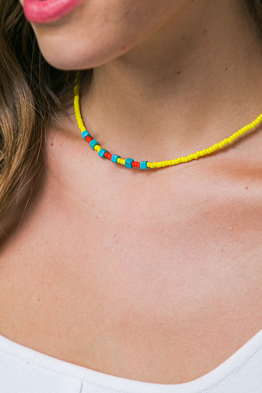 ZOLA VEADED NECKLACE Flying Tomato