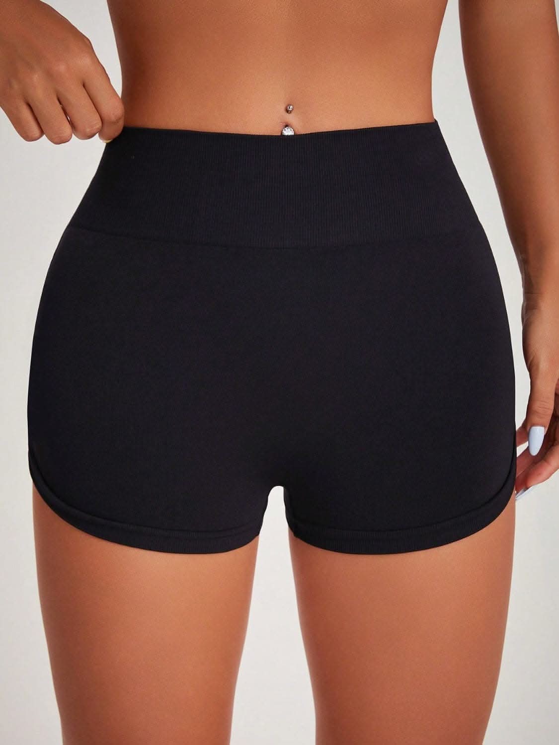 Stylish High Waist Active Shorts