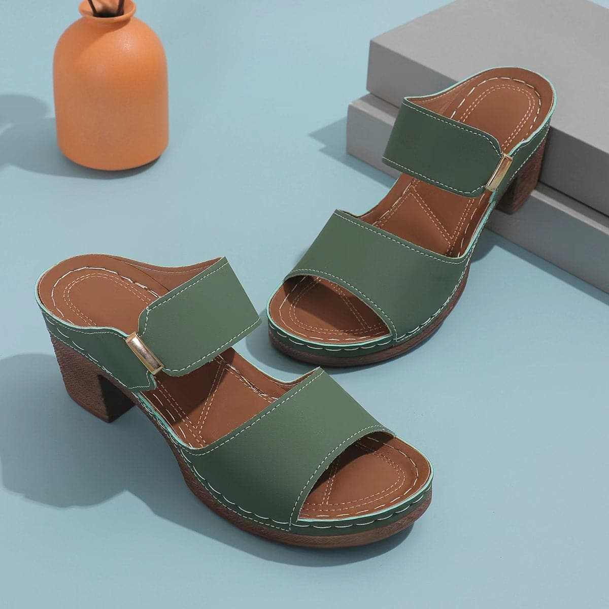 Stylish block heel sandals for any occasion - Love Salve