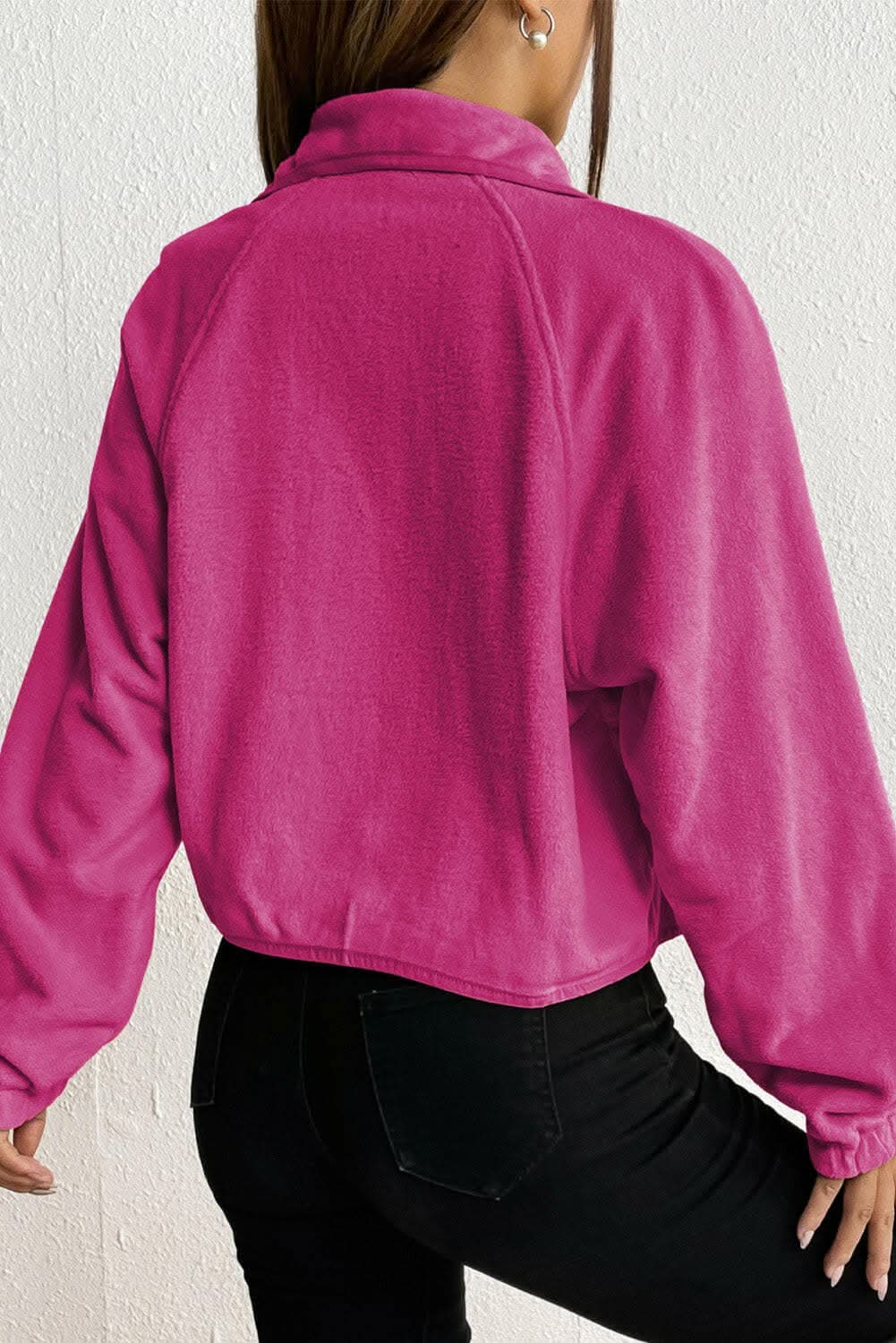 Stylish snap-collared jacket