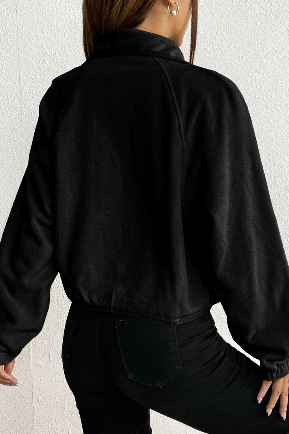 Stylish snap-collared jacket