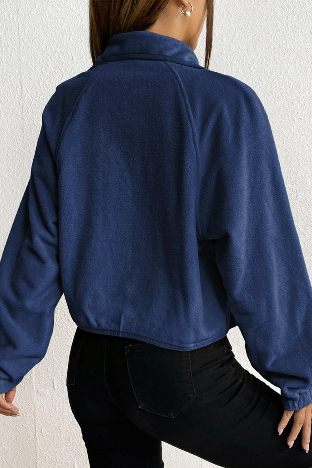 Stylish snap-collared jacket