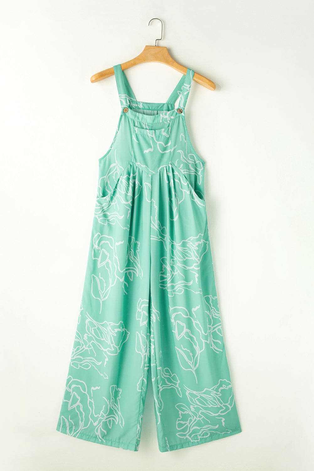 Stylish wide-leg jumpsuit with pockets - Love Salve
