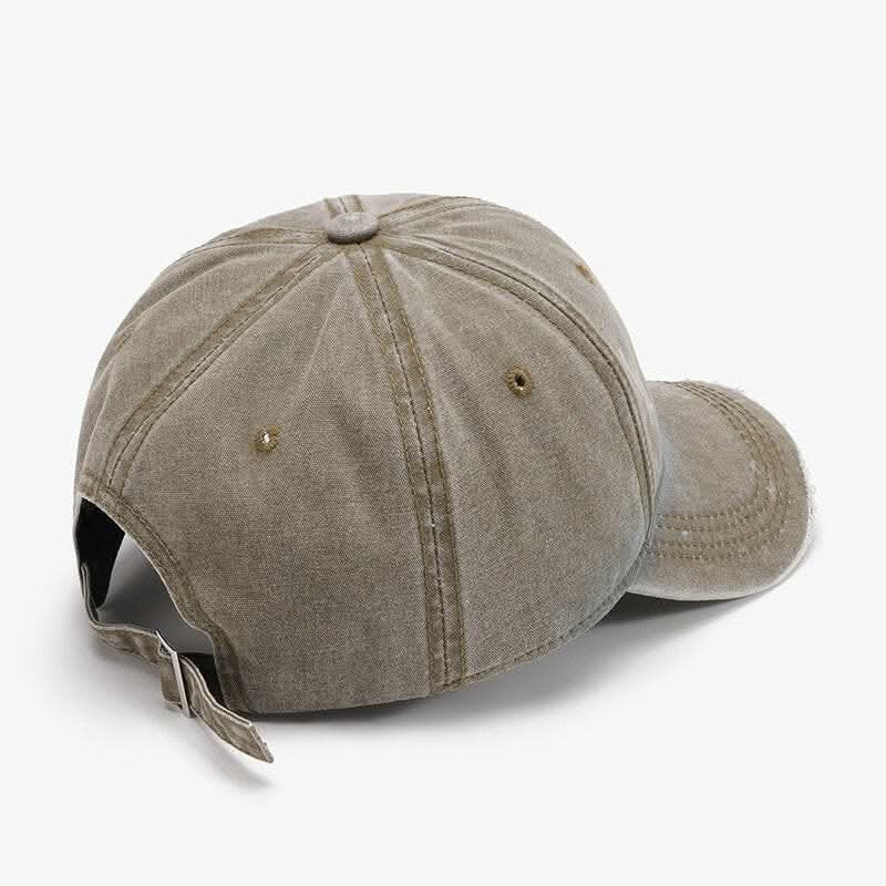 Trendy distressed cotton cap - Love Salve