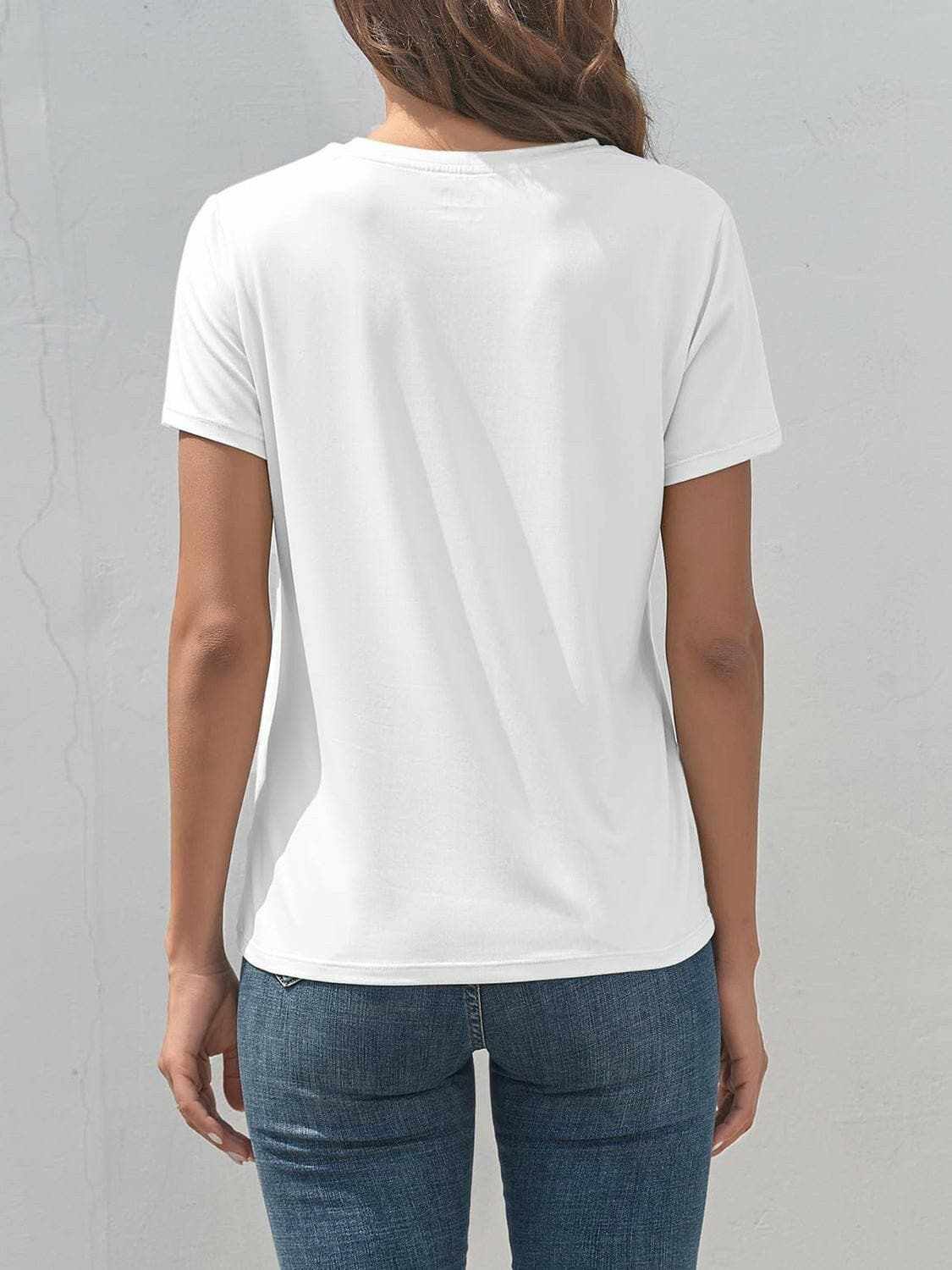 Trendy graphic tee for casual style - Love Salve